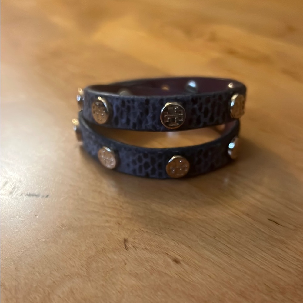 Tory Burch Studded Leather Bracelet